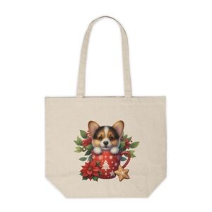 Dog In A Teacup Custom Tote Bag